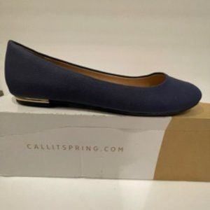 Call It Spring Fibocchi Ballet Flats, Blue, Size 6
